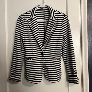 Express Striped Knit Blazer Size Extra Small